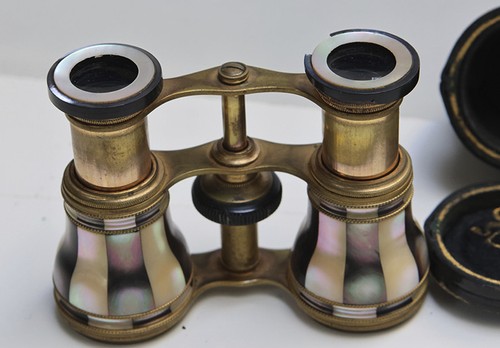 Luxus perlmut opernglas - luxus,