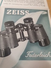 Zeiss Feldstecher Werbeheft