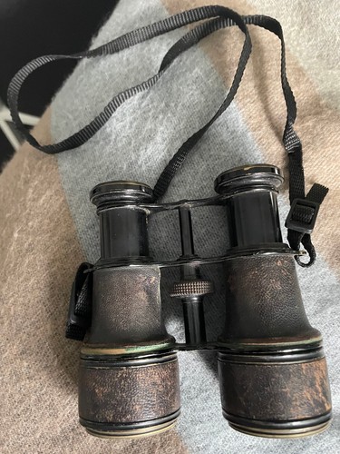 Altes fernglas mit tasche - mit, 11